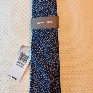 Michael Kors Navy Floral Men's Tie